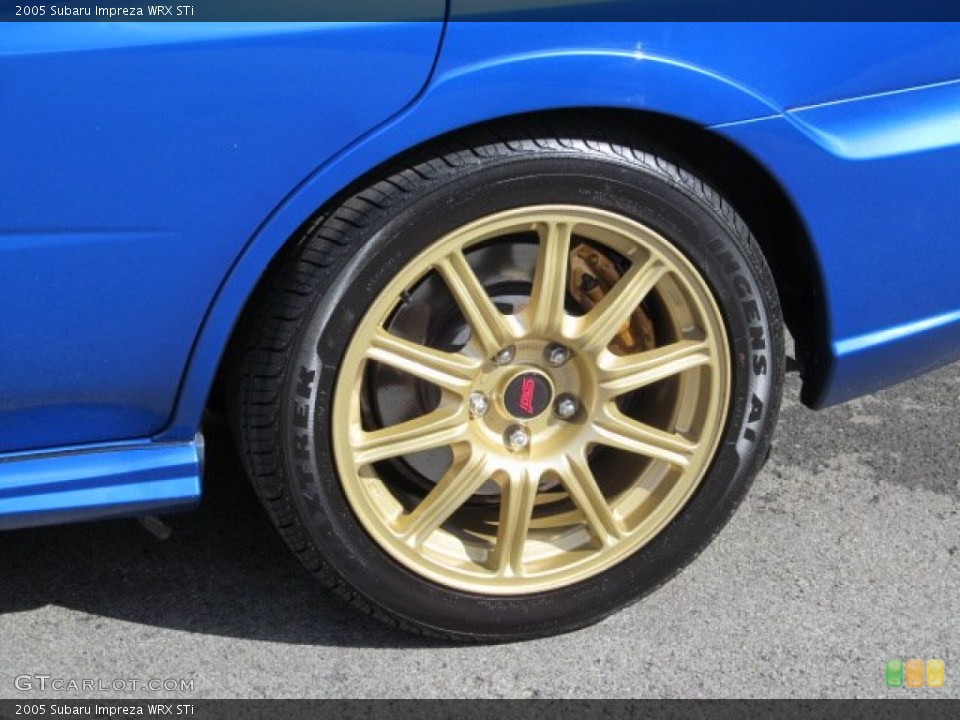 2005 Subaru Impreza WRX STi Wheel and Tire Photo #71264446