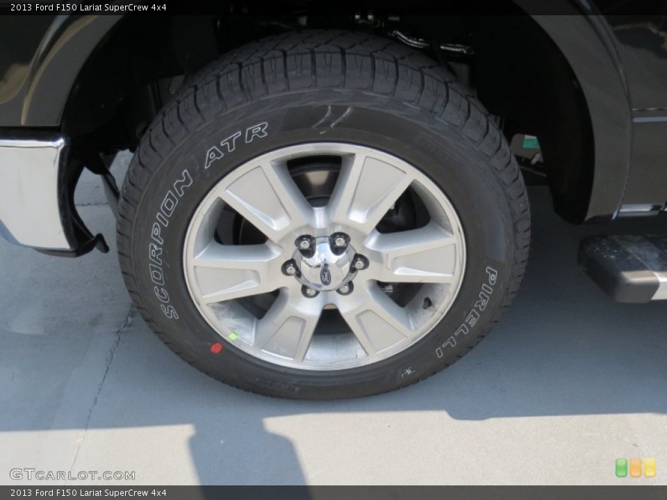 2013 Ford F150 Lariat SuperCrew 4x4 Wheel and Tire Photo #71264941