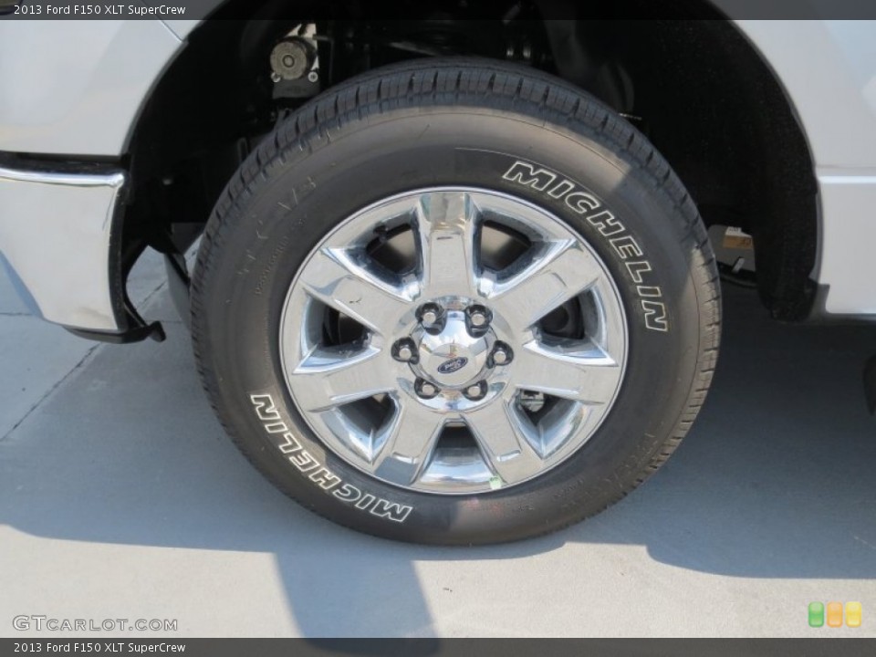 2013 Ford F150 XLT SuperCrew Wheel and Tire Photo #71265577