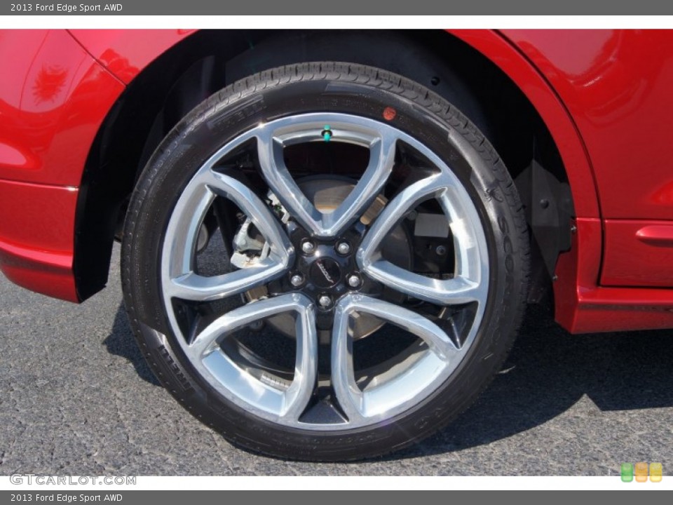 2013 Ford Edge Sport AWD Wheel and Tire Photo #71275870