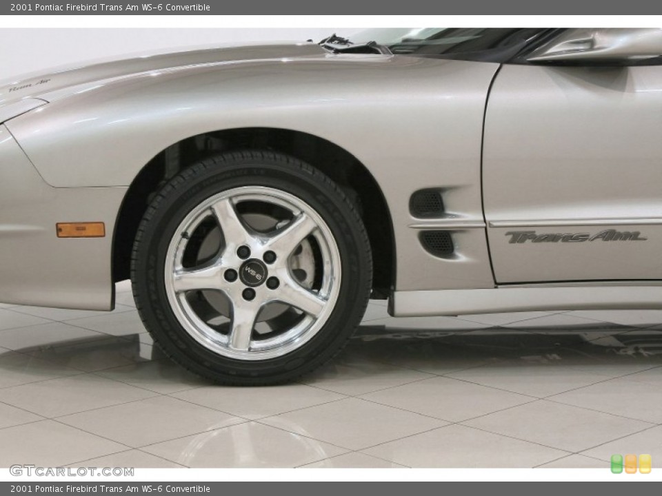 2001 Pontiac Firebird Trans Am WS-6 Convertible Wheel and Tire Photo #71276119