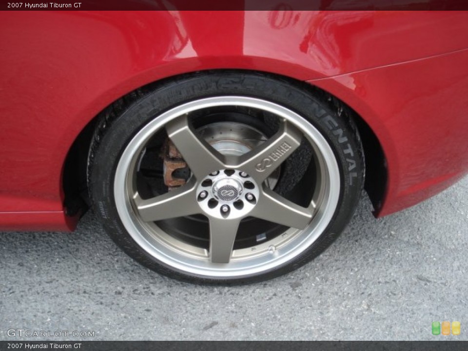 2007 Hyundai Tiburon Custom Wheel and Tire Photo #71280172