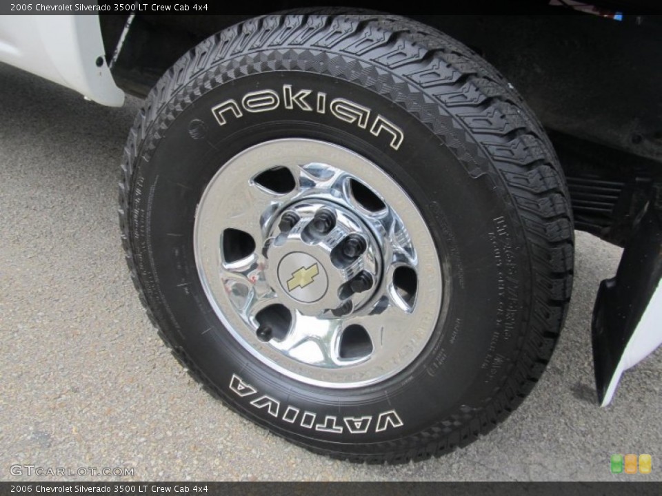 2006 Chevrolet Silverado 3500 LT Crew Cab 4x4 Wheel and Tire Photo #71284021