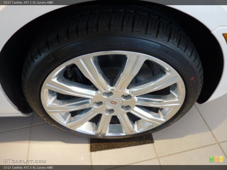 2013 Cadillac ATS 3.6L Luxury AWD Wheel and Tire Photo #71284750