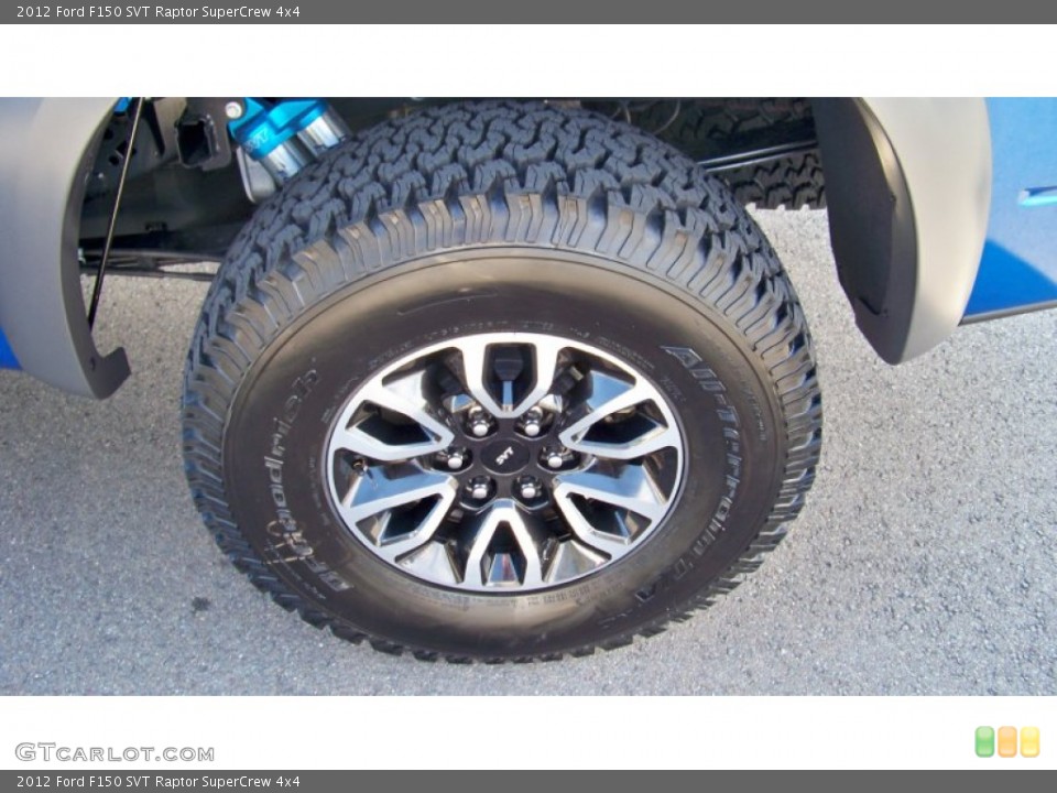 2012 Ford F150 SVT Raptor SuperCrew 4x4 Wheel and Tire Photo #71284981