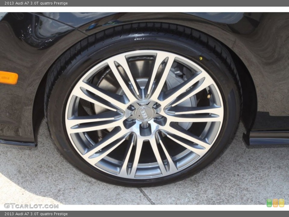 2013 Audi A7 3.0T quattro Prestige Wheel and Tire Photo #71287993