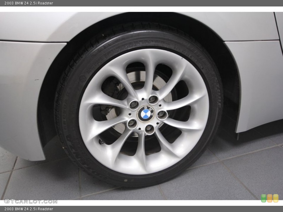 2003 BMW Z4 2.5i Roadster Wheel and Tire Photo #71290292