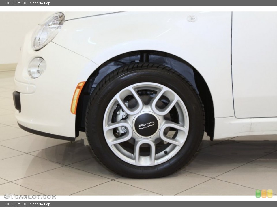 2012 Fiat 500 c cabrio Pop Wheel and Tire Photo #71291818
