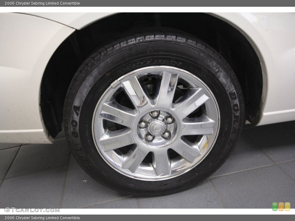2006 Chrysler Sebring Limited Convertible Wheel and Tire Photo #71294698