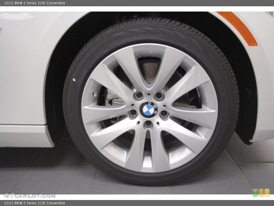 2013 BMW 3 Series 328i Convertible Wheel and Tire Photo #71298497