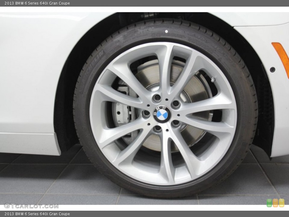 2013 BMW 6 Series 640i Gran Coupe Wheel and Tire Photo #71298964