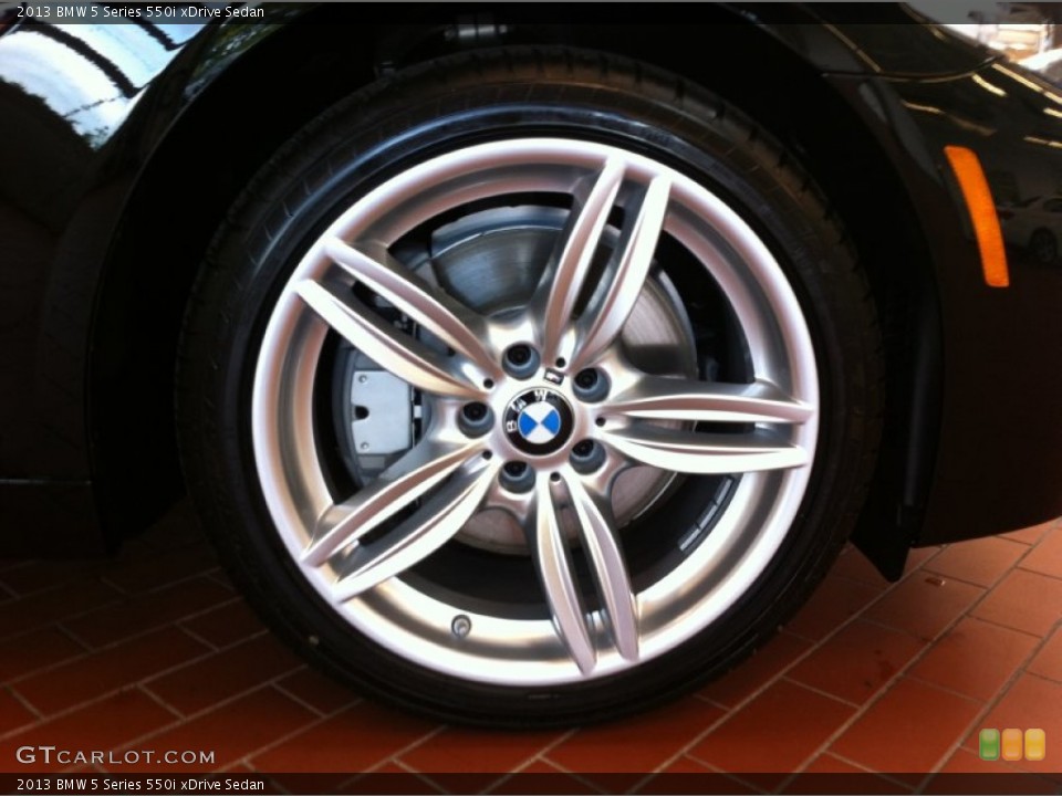 2013 BMW 5 Series 550i xDrive Sedan Wheel and Tire Photo #71299378