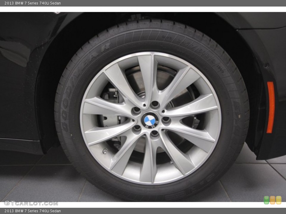 2013 BMW 7 Series 740Li Sedan Wheel and Tire Photo #71299483