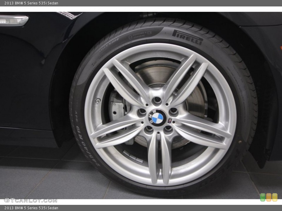 2013 BMW 5 Series 535i Sedan Wheel and Tire Photo #71300247
