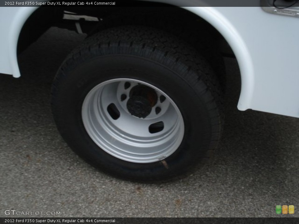 2012 Ford F350 Super Duty XL Regular Cab 4x4 Commercial Wheel and Tire Photo #71301463