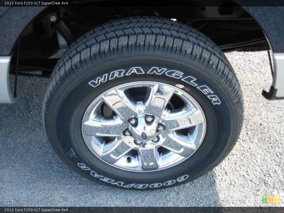 2013 Ford F150 XLT SuperCrew 4x4 Wheel and Tire Photo #71301820