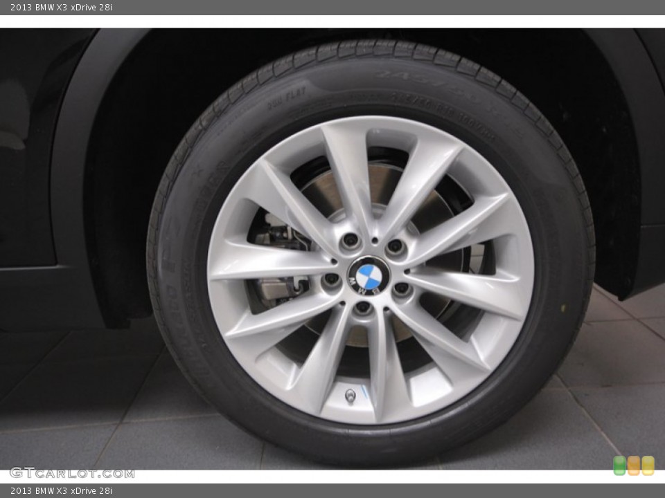 2013 BMW X3 xDrive 28i Wheel and Tire Photo #71301991