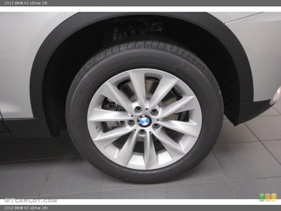 2013 BMW X3 xDrive 28i Wheel and Tire Photo #71302234