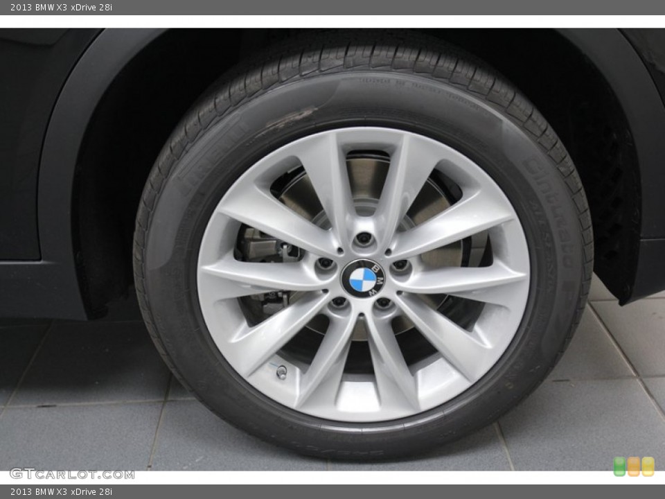 2013 BMW X3 xDrive 28i Wheel and Tire Photo #71302486