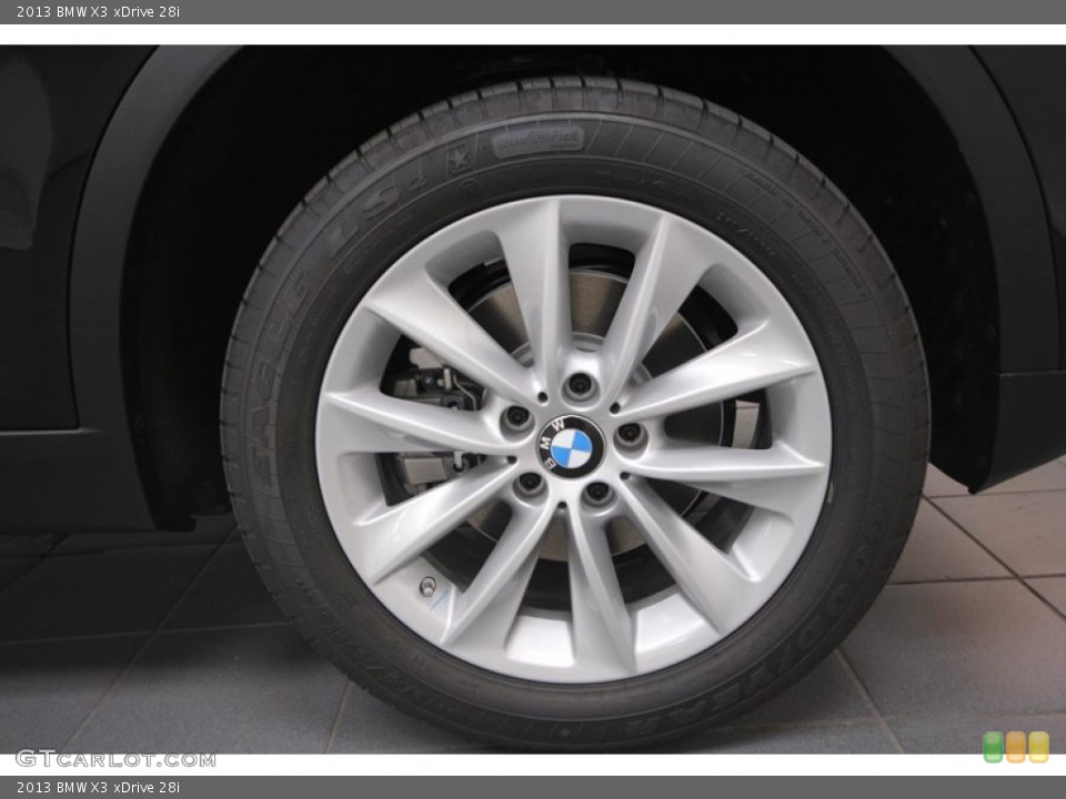 2013 BMW X3 xDrive 28i Wheel and Tire Photo #71302747