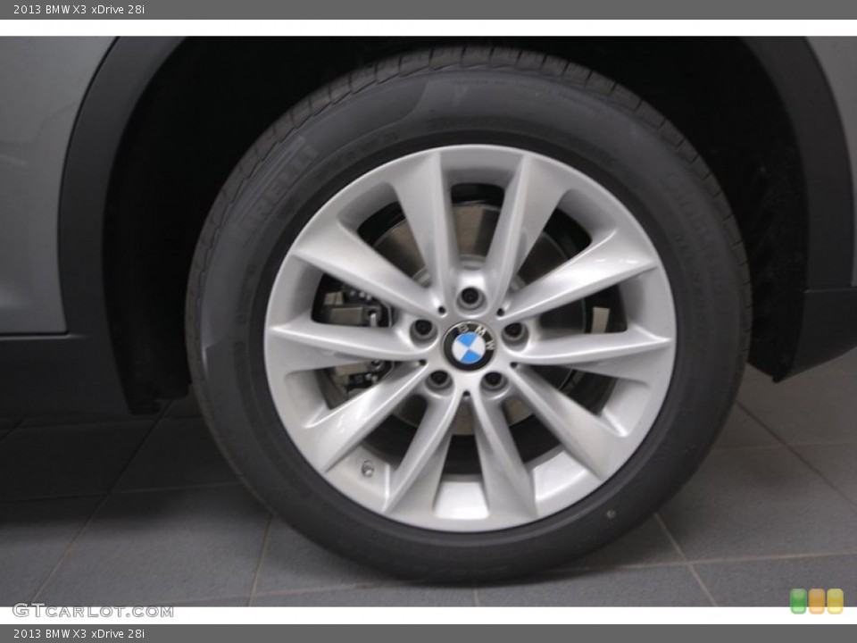 2013 BMW X3 xDrive 28i Wheel and Tire Photo #71302981