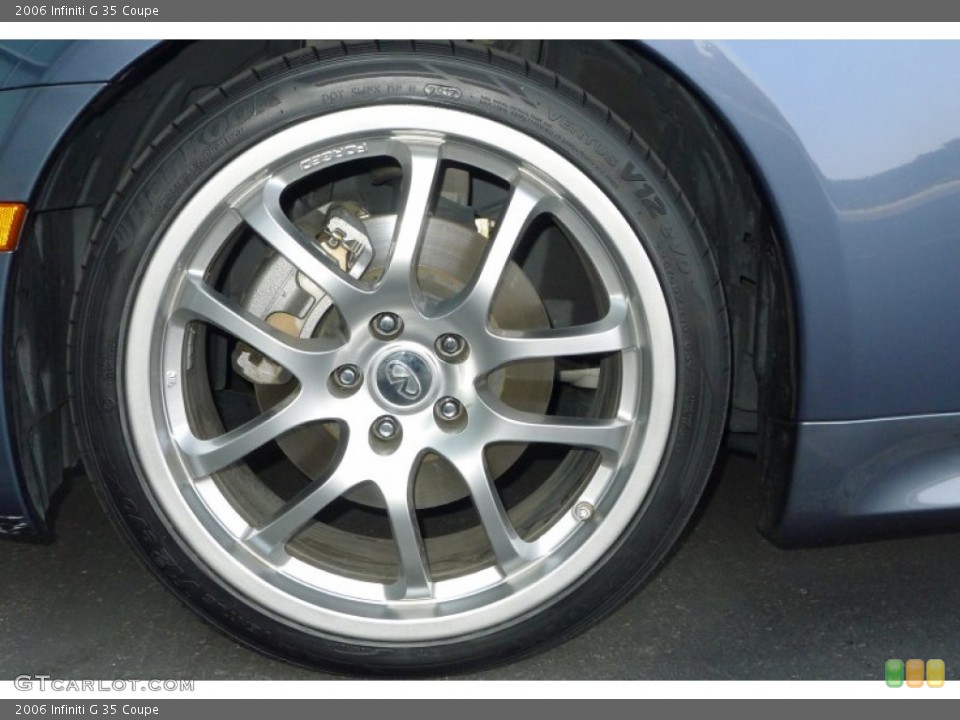 2006 Infiniti G 35 Coupe Wheel and Tire Photo #71304683