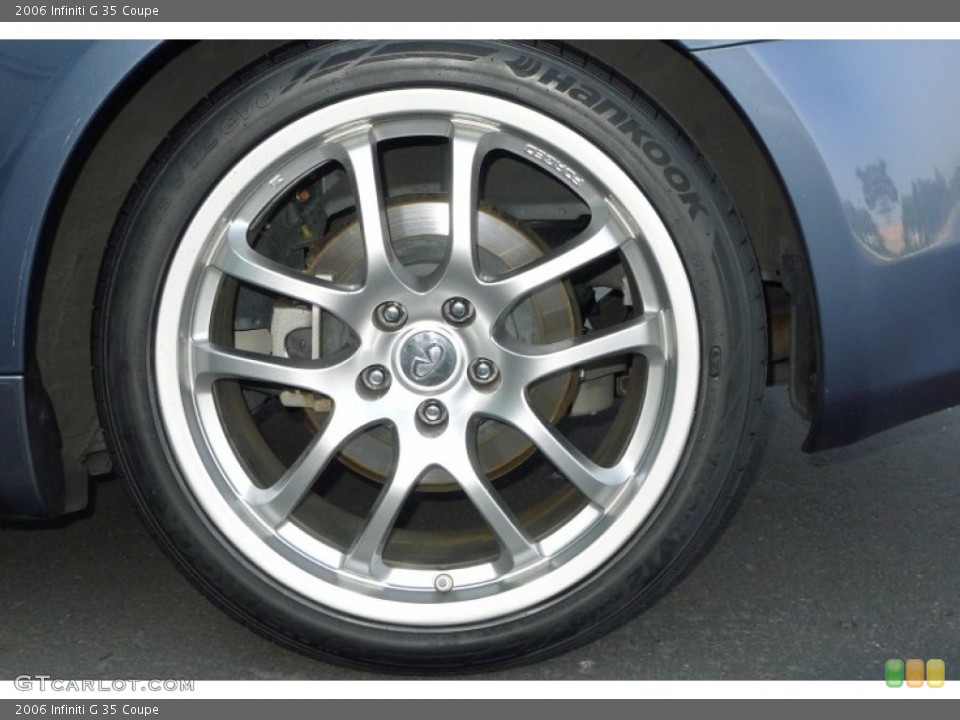 2006 Infiniti G 35 Coupe Wheel and Tire Photo #71304694