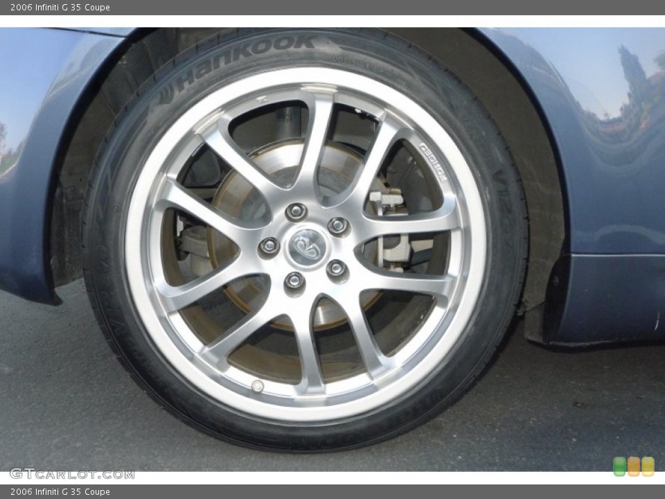 2006 Infiniti G 35 Coupe Wheel and Tire Photo #71304706