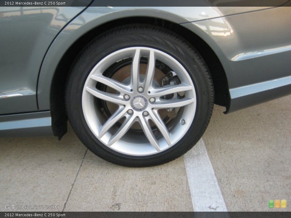 2012 Mercedes-Benz C 250 Sport Wheel and Tire Photo #71306020