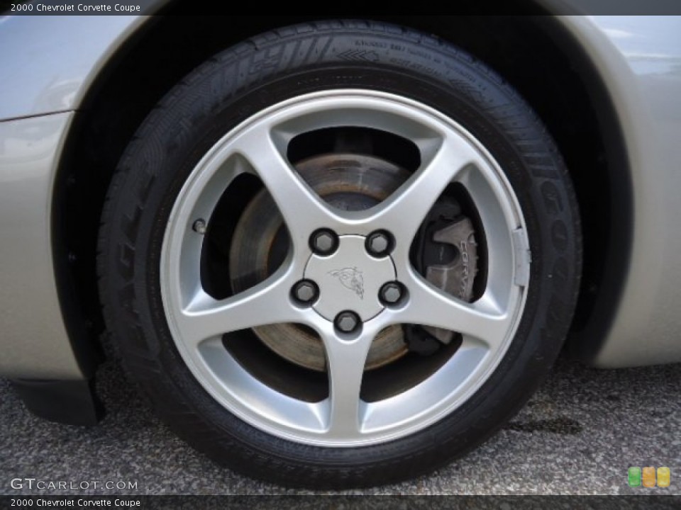 2000 Chevrolet Corvette Coupe Wheel and Tire Photo #71316774