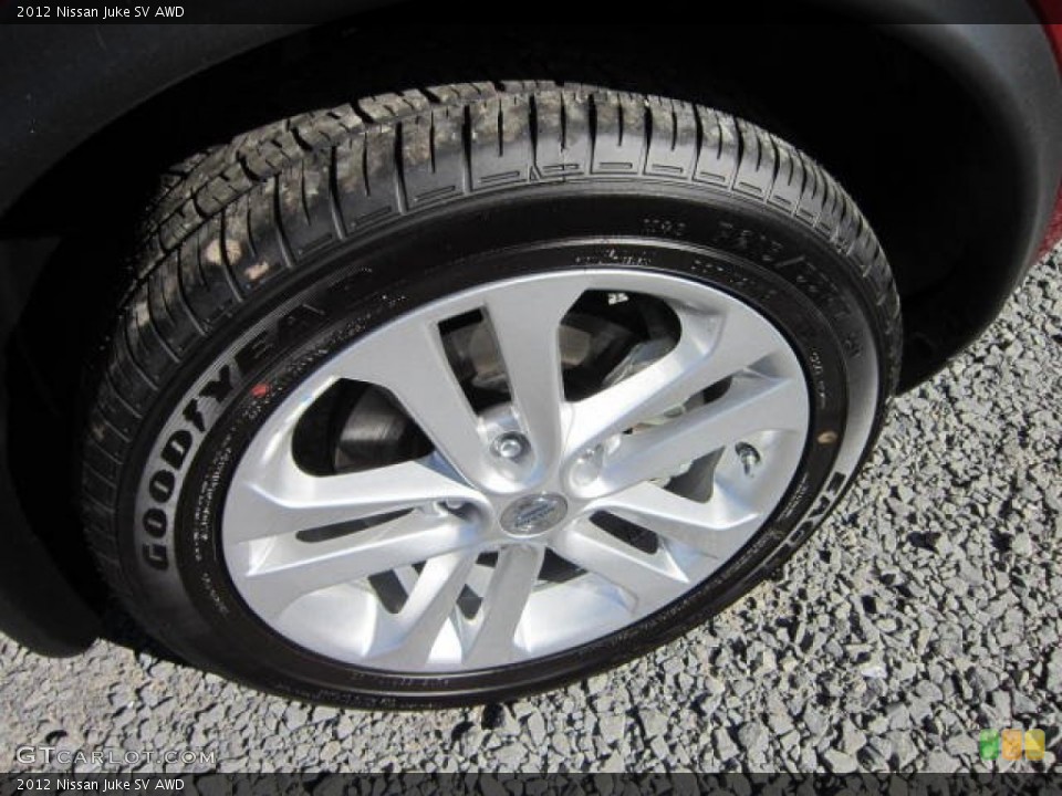 2012 Nissan Juke SV AWD Wheel and Tire Photo #71325535