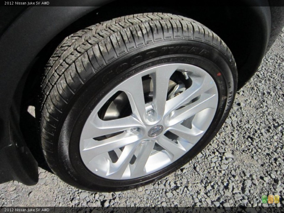 2012 Nissan Juke SV AWD Wheel and Tire Photo #71325898