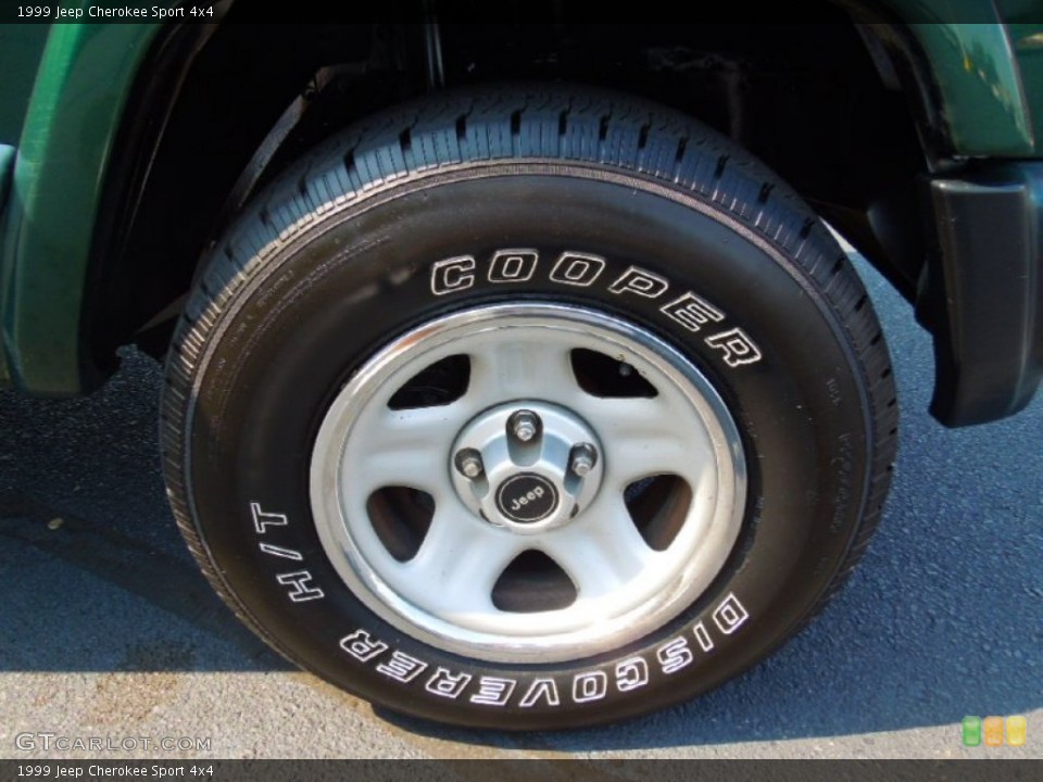 1999 Jeep Cherokee Sport 4x4 Wheel and Tire Photo #71331823