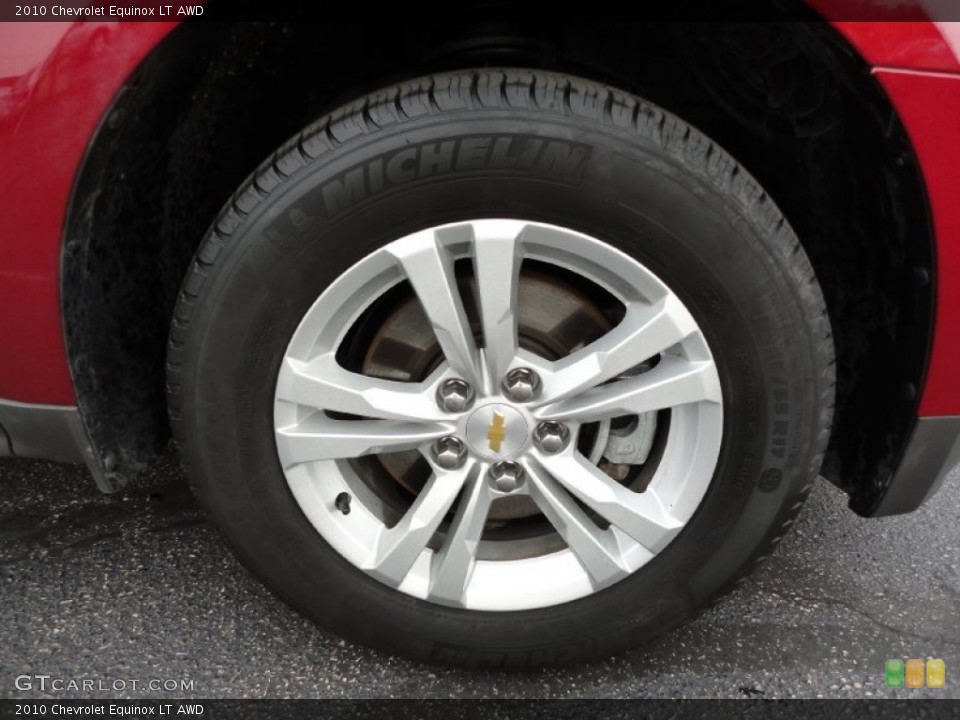 2010 Chevrolet Equinox LT AWD Wheel and Tire Photo #71333427