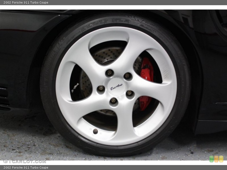 2002 Porsche 911 Turbo Coupe Wheel and Tire Photo #71338964