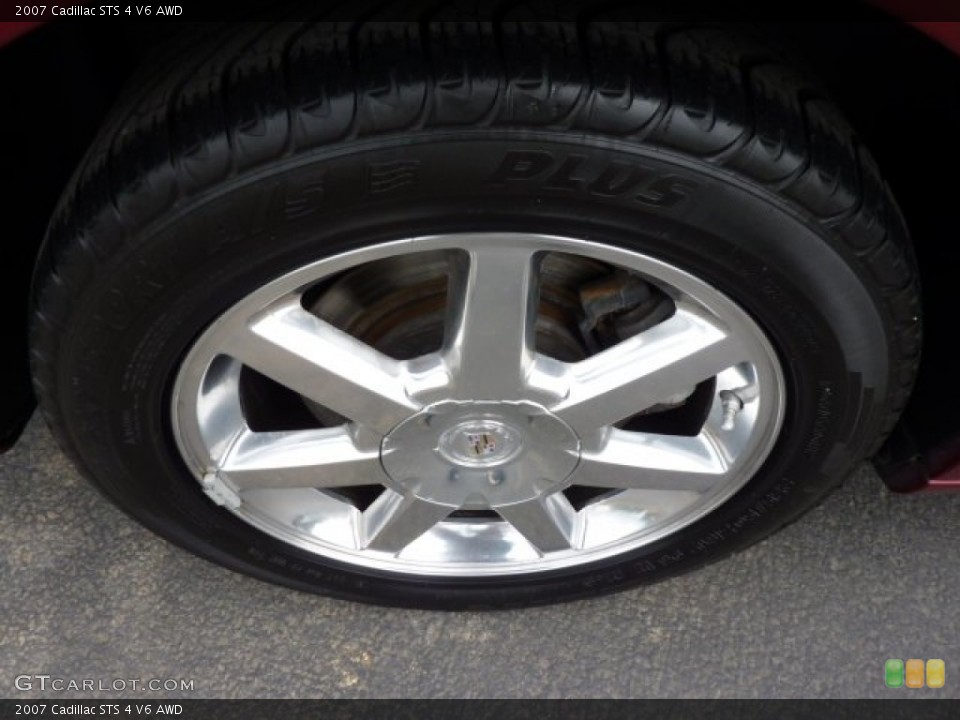 2007 Cadillac STS 4 V6 AWD Wheel and Tire Photo #71339589