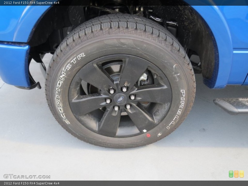 2012 Ford F150 FX4 SuperCrew 4x4 Wheel and Tire Photo #71340662