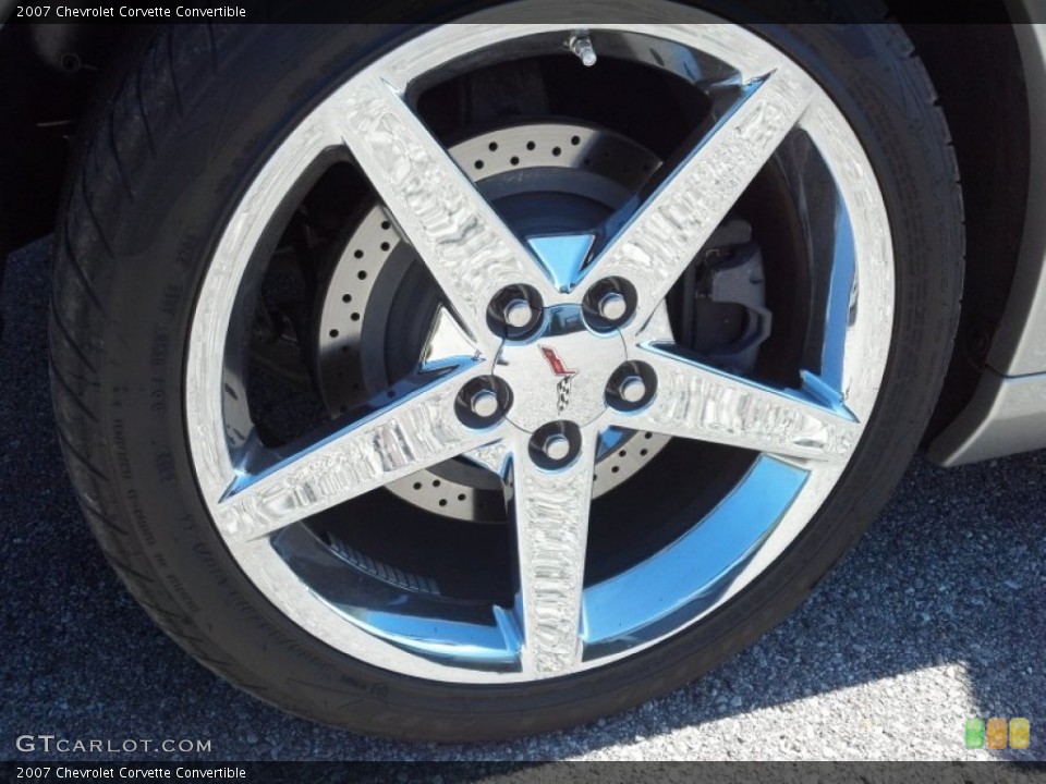 2007 Chevrolet Corvette Convertible Wheel and Tire Photo #71342707