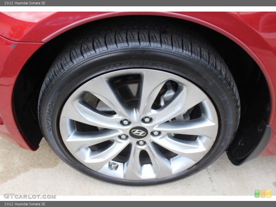 2012 Hyundai Sonata SE Wheel and Tire Photo #71344328
