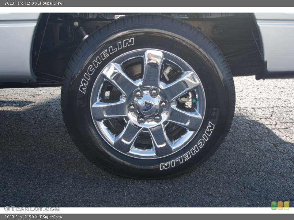 2013 Ford F150 XLT SuperCrew Wheel and Tire Photo #71350043