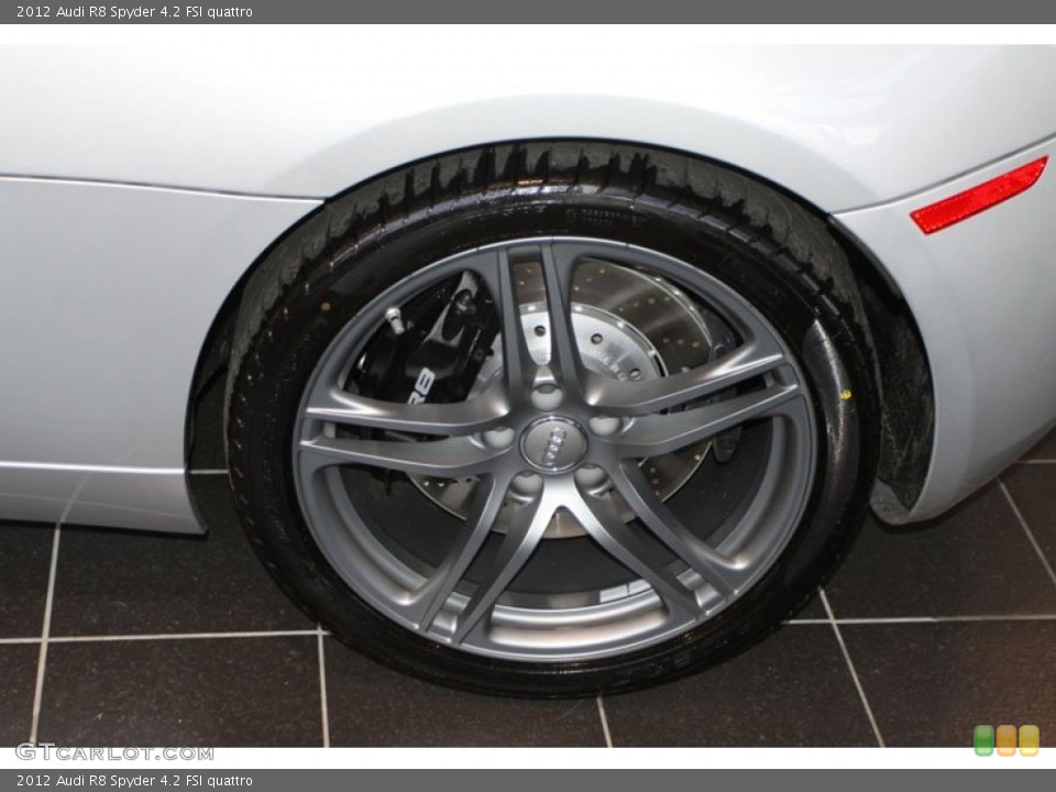 2012 Audi R8 Spyder 4.2 FSI quattro Wheel and Tire Photo #71355662
