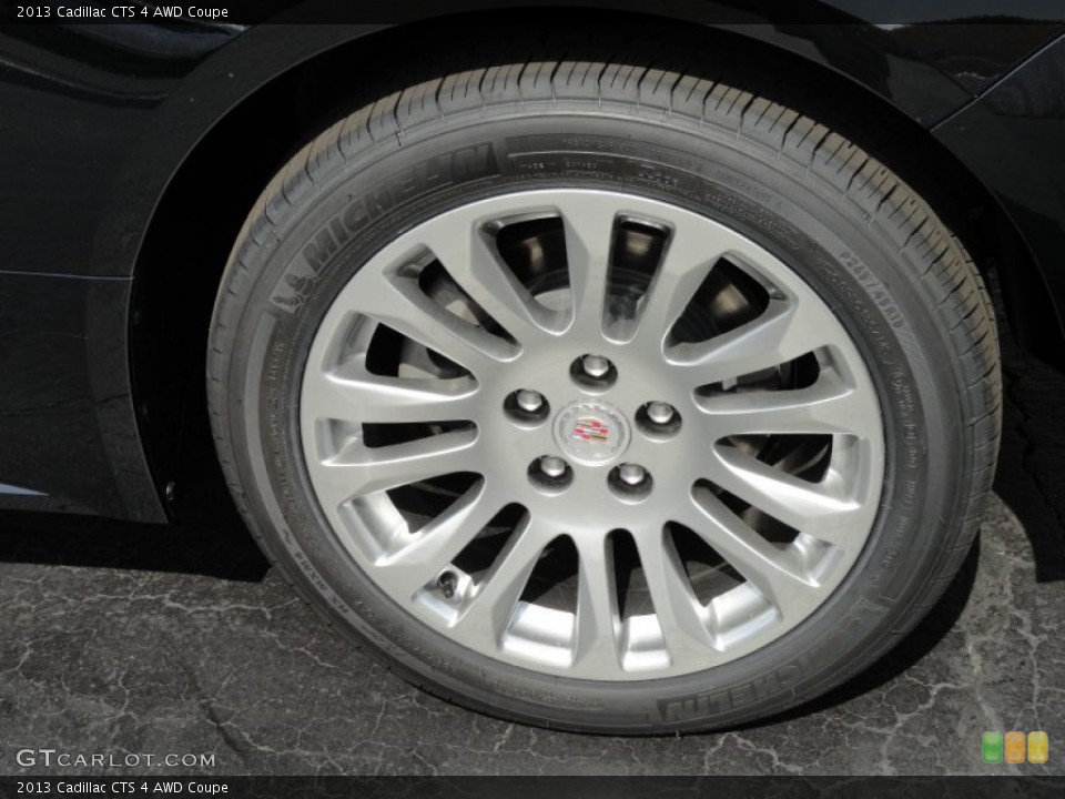 2013 Cadillac CTS 4 AWD Coupe Wheel and Tire Photo #71364479