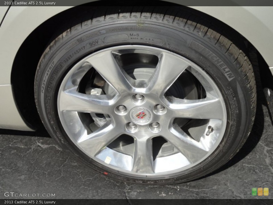 2013 Cadillac ATS 2.5L Luxury Wheel and Tire Photo #71364881