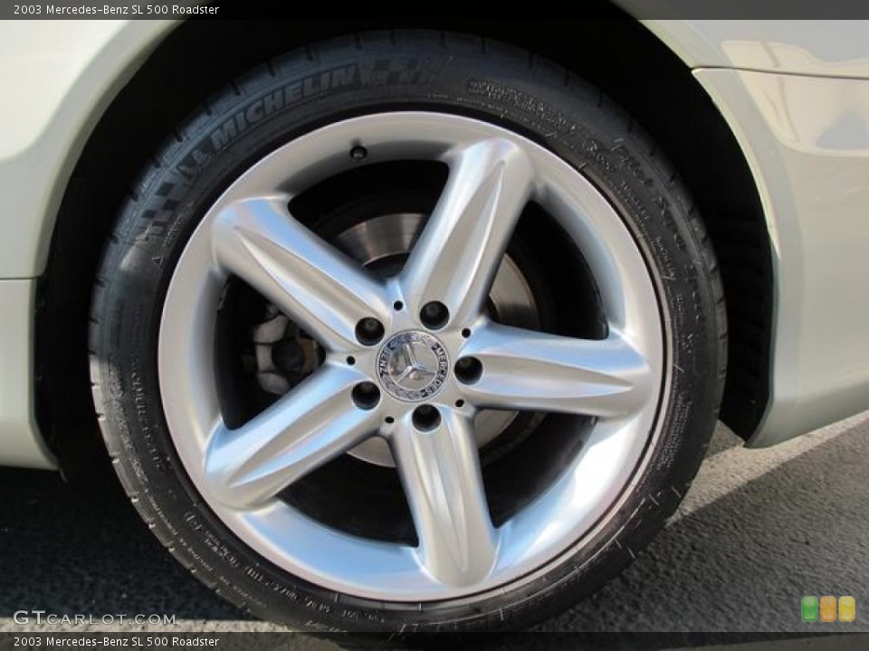 2003 Mercedes-Benz SL 500 Roadster Wheel and Tire Photo #71366153