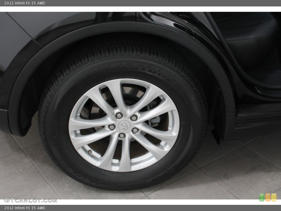 2012 Infiniti FX 35 AWD Wheel and Tire Photo #71368838