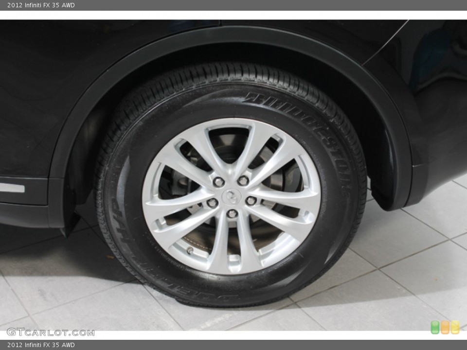 2012 Infiniti FX 35 AWD Wheel and Tire Photo #71368847