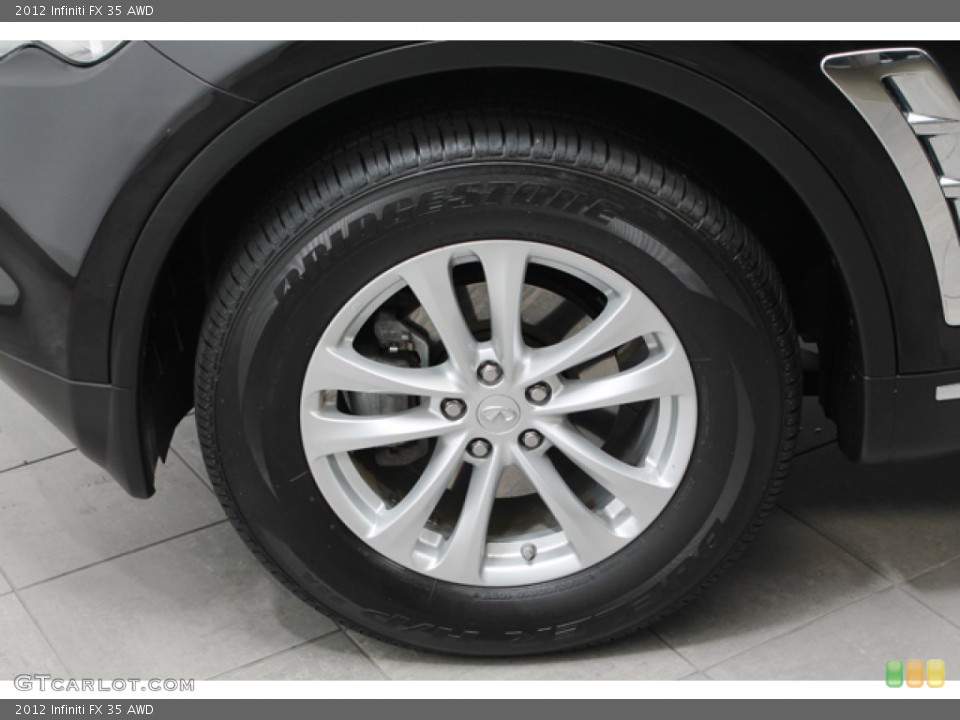 2012 Infiniti FX 35 AWD Wheel and Tire Photo #71368865