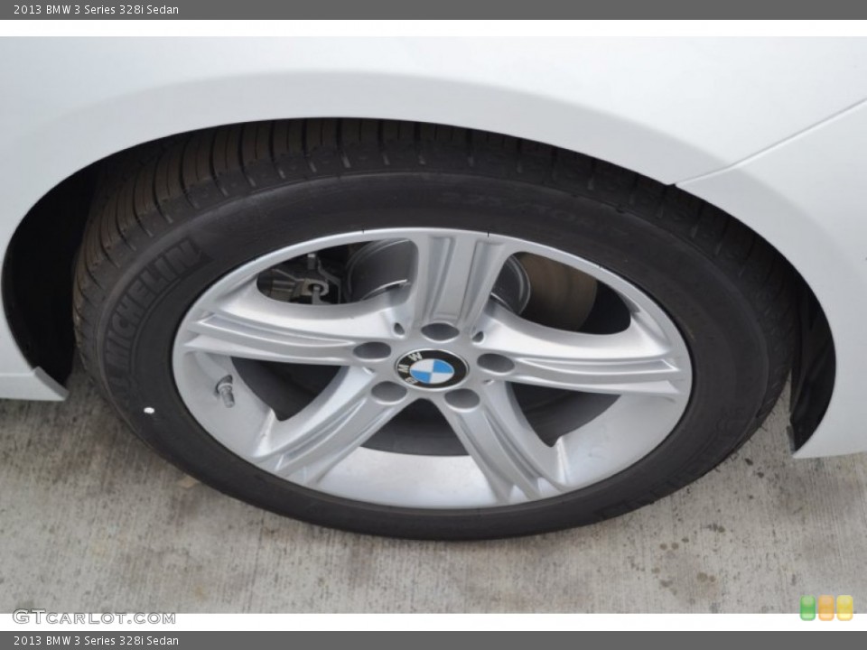 2013 BMW 3 Series 328i Sedan Wheel and Tire Photo #71372266