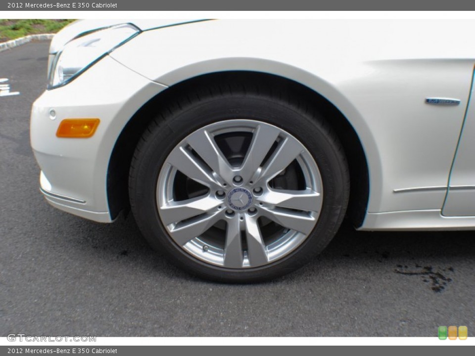 2012 Mercedes-Benz E 350 Cabriolet Wheel and Tire Photo #71374513