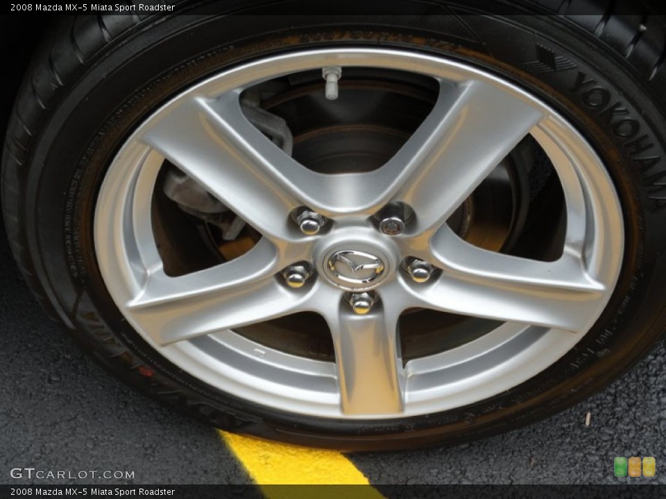 2008 Mazda MX-5 Miata Sport Roadster Wheel and Tire Photo #71378098